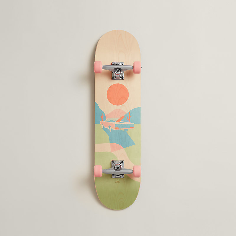 Skateboard HERMES Orange エルメス Long skateboard | Hermès USA